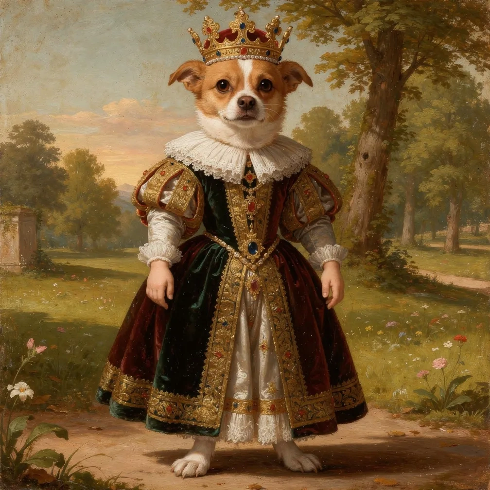 Transform into Royal Portrait